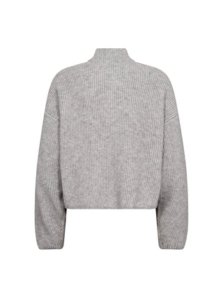 Co Couture ROW Utility Cardigan grey melange