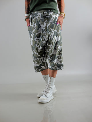 OFF#DLY Pant Camouflage white/khaki