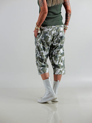 OFF#DLY Pant Camouflage white/khaki
