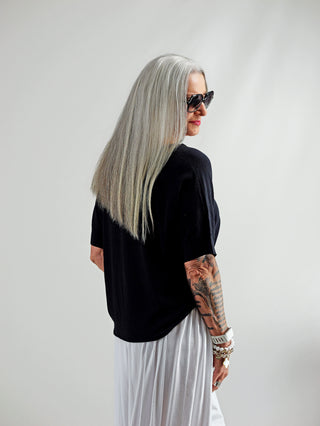 OFF#DLY Pulli Lore black