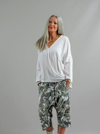 OFF#DLY Schlupfbluse Fiorella white