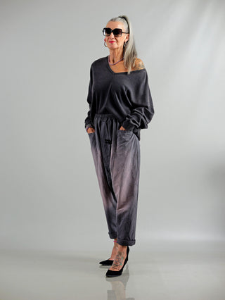 OFF#DLY Pant Baggy Zoe anthrazit