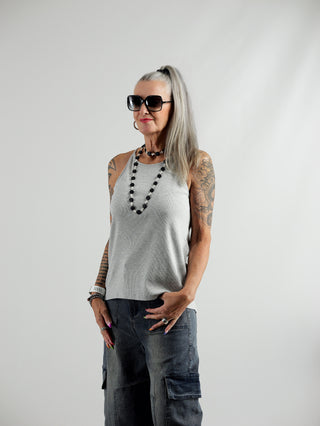 OUTRYGHT RIB Top Tina grey/mel
