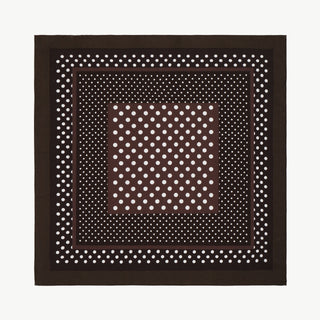 OFF#DLY Tuch Polka Dots braun