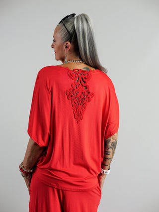OFF#DLY Shirt Giarra red