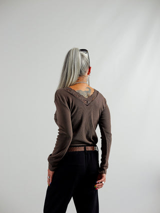 OFF#DLY Shirt Zita schokobraun