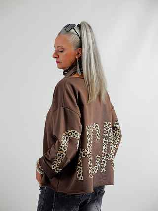 OFF#DLY Sweater Chicago brown /Leo
