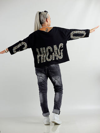 OFF#DLY Sweater Chicago black/Leo