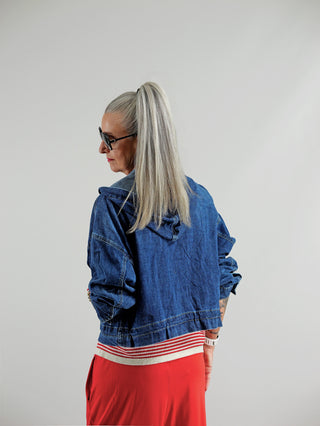 OFF#DLY Denim Jacket darkblue