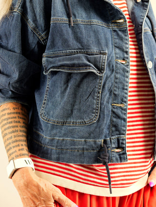 OFF#DLY Denim Jacket darkblue