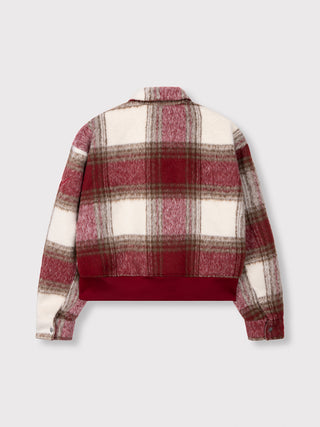 ALIX Hairy Check Jacket multicolor