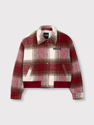 ALIX Hairy Check Jacket multicolor