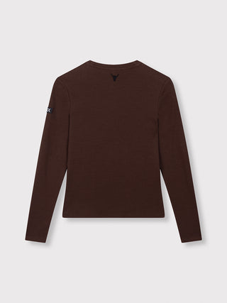 ALIX Rib Longsleeve warm brown