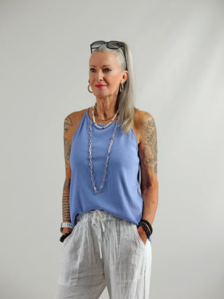 OUTRYGHT RIB Top Tina blue ice