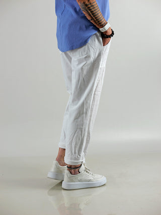OFF#DLY Pant Fabi white