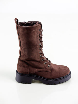 OFF#DLY Boot offThaoe darkbrown