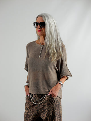 OFF#DLY Pulli Eva taupe