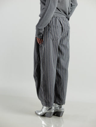 OFF#DLY Hose Turini grey Stripes