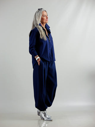 OFF#DLY Bluse Anne dunkelblau