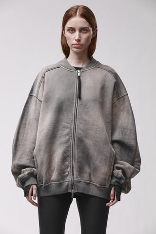 Thom Krom Jacke WSJ 506 grey stone wash spray