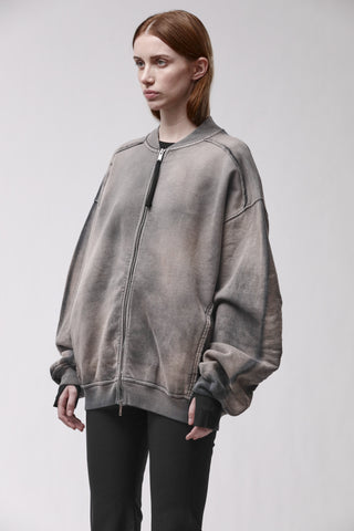 Thom Krom Jacke WSJ 506 grey stone wash spray