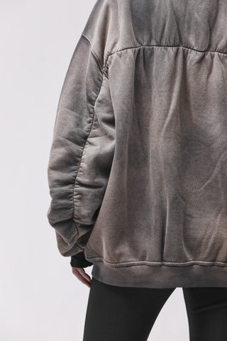 Thom Krom Jacke WSJ 506 grey stone wash spray