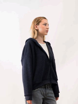 Outryght OUFLASH Teddy Jacket charcoal