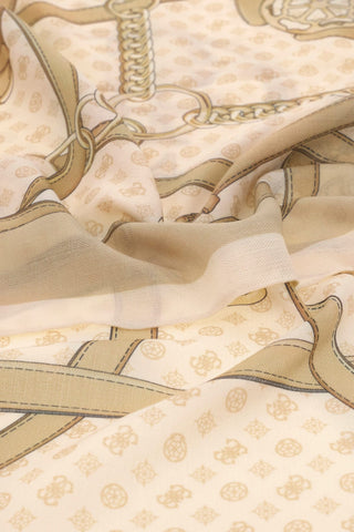 GUESS Printed Scarf 120x120 BON