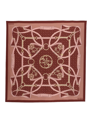 GUESS Printed Scarf 120x120 BUR