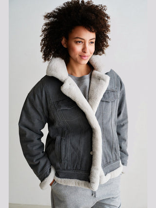 Penn & Ink Jacket grey jeans