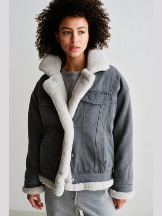 Penn & Ink Jacket grey jeans