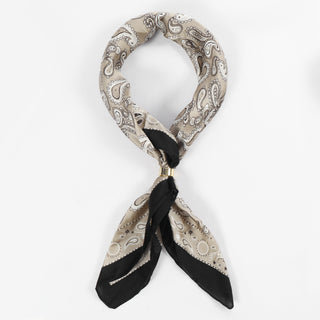 OFF#DLY Tuch Paisley black/taupe