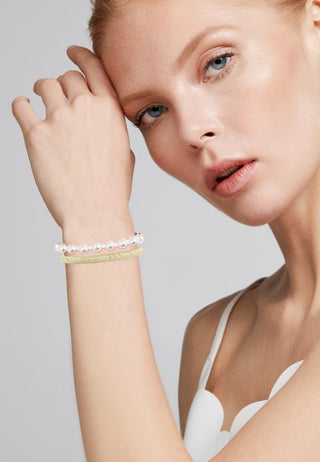 OFF#DLY Armband Perle/gold