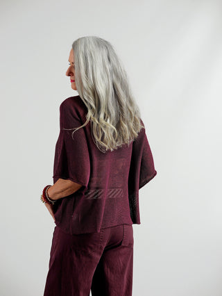 OFF#DLY Pulli Eva bordeaux