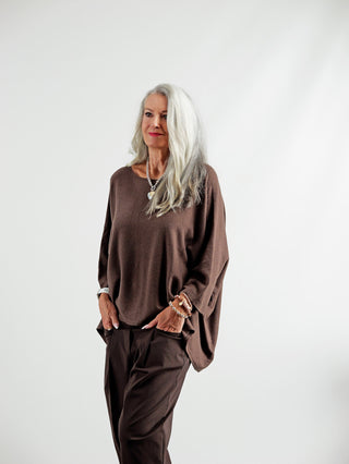 OFF#DLY Pulli Luise braun