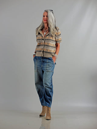 Penn & Ink Cardigan multicolor
