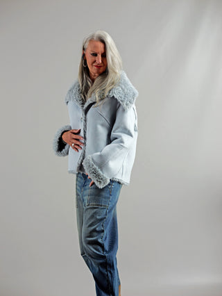 Penn & Ink Jacke reversable mist