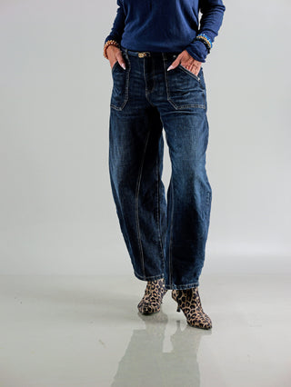 OFF#DLY Denim Cora dark blue