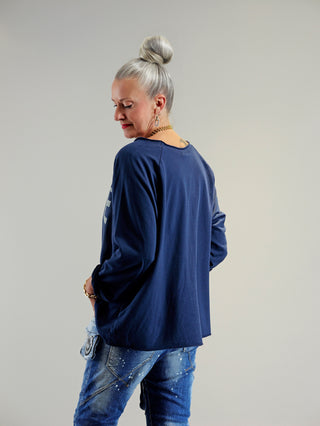 OFF#DLY Vintage Longsleeve blue