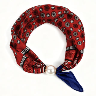 OFF#DLY Tuch m. Magnet red/blue
