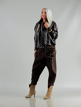 OFF#DLY Fake Lederjacke Riga