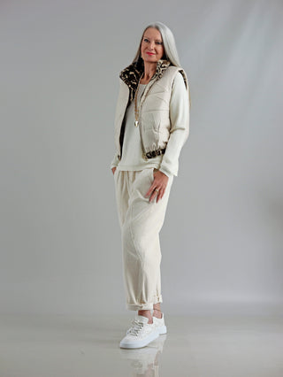 OFF#DLY Revers Weste Leo/Beige