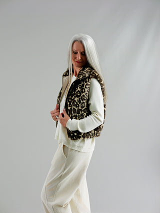 OFF#DLY Revers Weste Leo/Beige