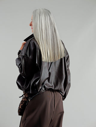 OFF#DLY Fake Lederjacke Riga