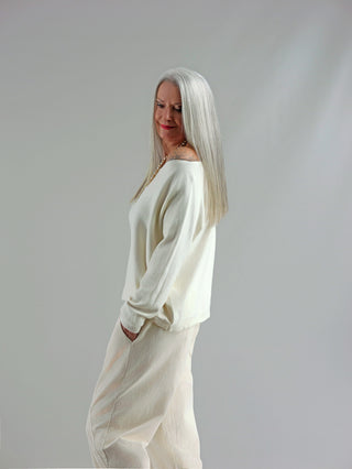 OFF#DLY Pulli Hilde creme