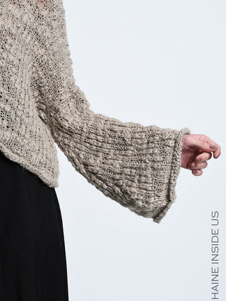 La Haine Sweater W5520 mud