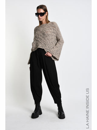 La Haine Sweater W5520 mud