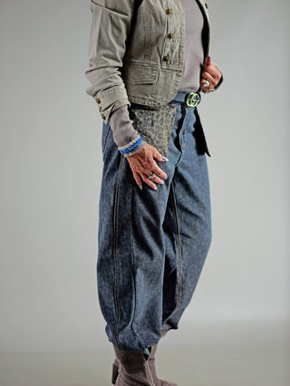 OFF#DLY Reverse Denim Leo Dark