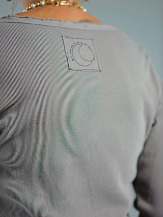 OFF#DLY Basic Rip LS taupe