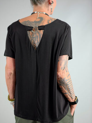 OFF#DLY Tee Ring black